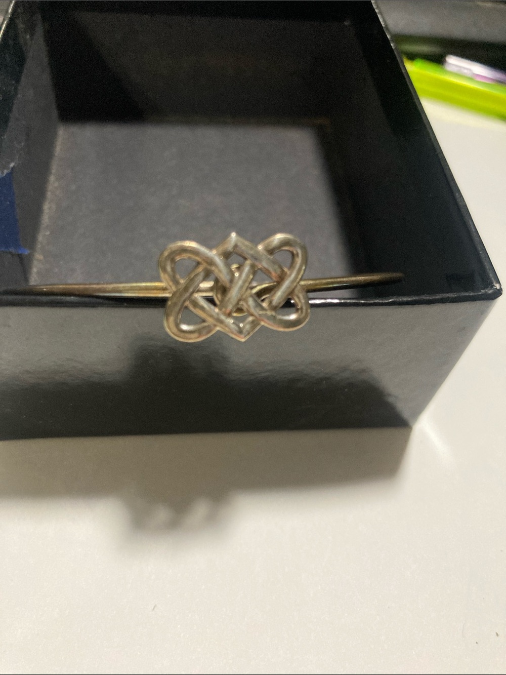 Tiffany & Co. Sterling Silver Celtic Knot Bangle